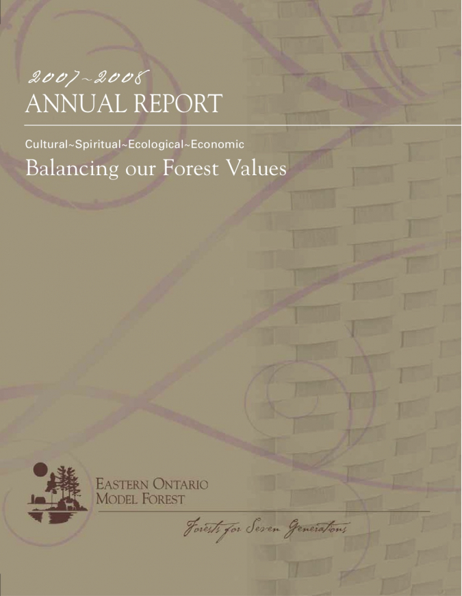 Balancing Our Forest Values (2007-2008)