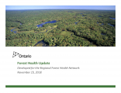 Ontario Forest Health Update