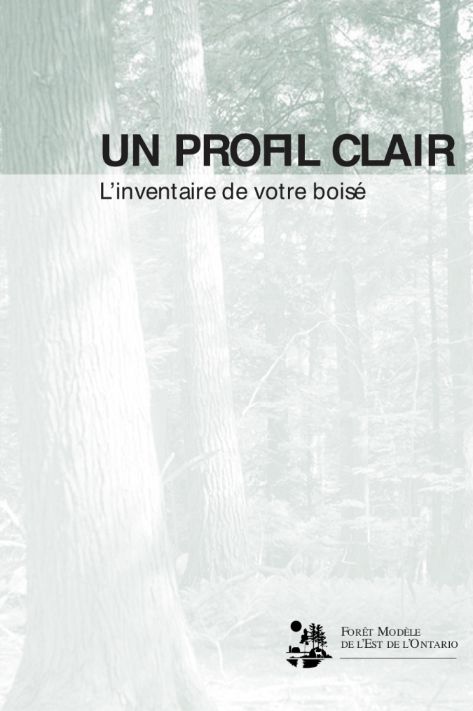 Un profil clair - L&#039;inventaire de votre boise